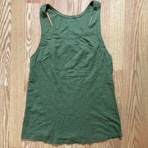 Lululemon green racer back tank